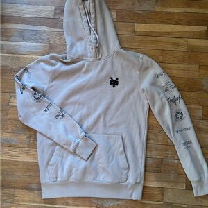 Zoo York Tan Sweatshirt with Black Logo Prints